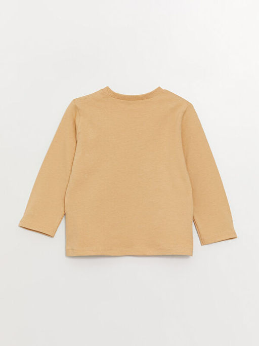 Bisiklet Yaka Basic Erkek Bebek Ti??rt - Waikiki фото 2