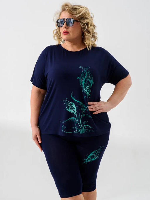 Костюм Вискоза 92% лайкра 8% Малахит - Оптима фото 5