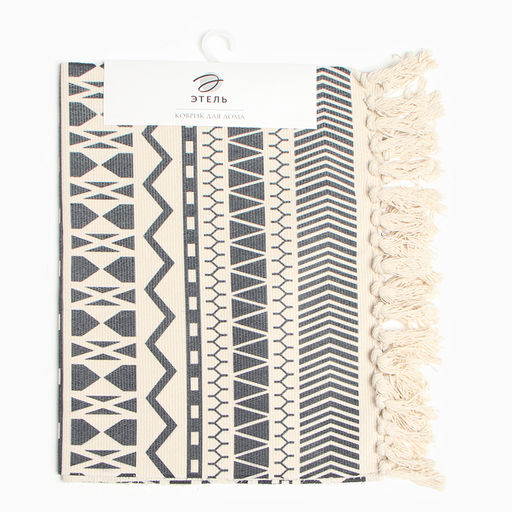 Ковер Этель Этнический узор, 60х90 см , 50% хл, 50% п/э  фото 5