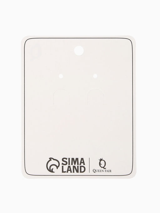 Серьги "Кристалл" прямоугольник грань, цвет прозрачно-розовый