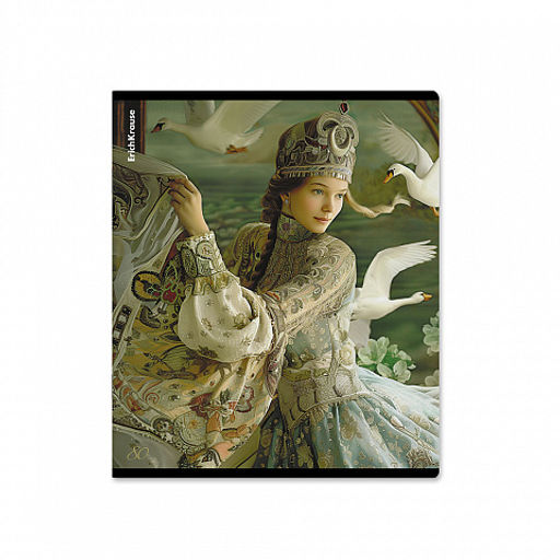 Цена за 5 шт. Тетрадь общая ученическая ErichKrause Russian Tales, 80 листов, клетка_MIX-PACK  фото 7