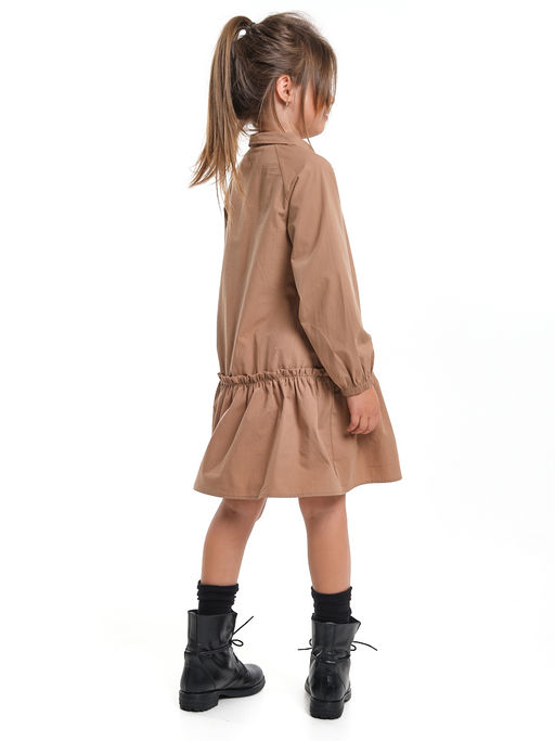 Платье для девочки нарядное детское праздничное UD 7967 св.коричневый - Mini maxi фото 2