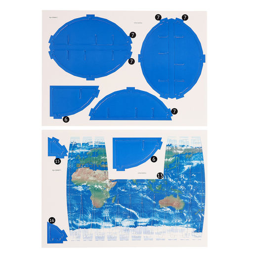Конструктор из пенокартона Строение Земли - Эврики фото 3