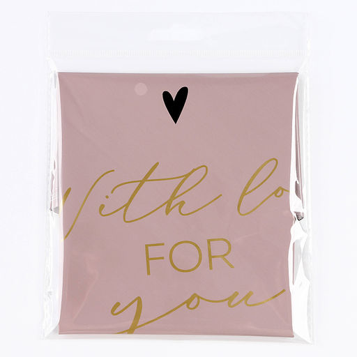 Цена за 5 шт. Воздушный шар фольгированный 18" With love for you