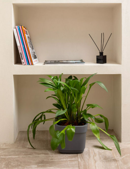 Горшок для цветов 7л d221 h 207мм серый HILLS - Полимербыт фото 2