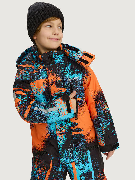 Комбинезон 8з1325 оранж/черный - Nikastyle фото 3