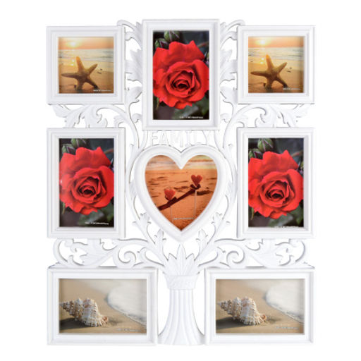 Фоторамка коллаж Дерево 40х50 см / R01-1 /уп 18/ 8 фото белая - ГалеонТрейд фото 6