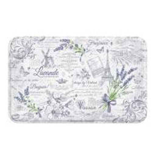 VAL LV-P-58 Коврик для ванной комнаты, 50*80*1.5 см, мягкая основа, LAVANDE, шт