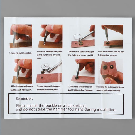 Кнопки установочные, Дельта, d=15 мм, 40 шт., с установщиком, в органайзере, 11.8×8.1×2.3 см, цвет серебряный