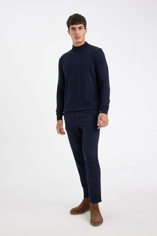 Базовые прямые брюки для бега с плоскими карманами - Defacto фото 2