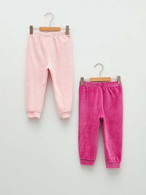 Beli Lastikli Kadife K?z Bebek E?ofman Alt 2li - Waikiki фото 2