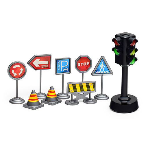 Набор дорожных знаков "Мой друг-светофор!" в коробке
