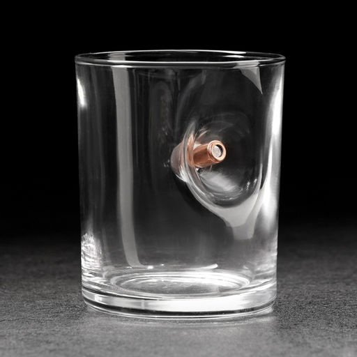 Стакан непробиваемый с пулей ВМФ, для виски, 250 мл