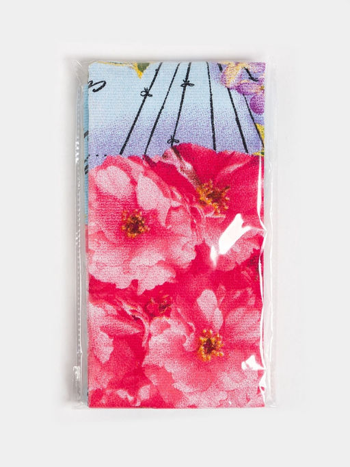 Цена за 2 шт. Полотенце кухонное Доляна Волшебная весна 34?60 см, рогожка, 100% хлопок, 160 г/м?