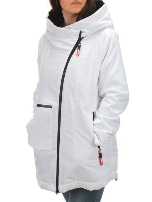 BM-187 WHITE Куртка демисезонная женская АЛИСА (100 гр. синтепон) - Fashion фото 3