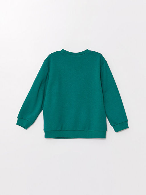 Bisiklet Yaka Uzun Kollu Erkek Bebek Sweatshirt - Waikiki фото 3