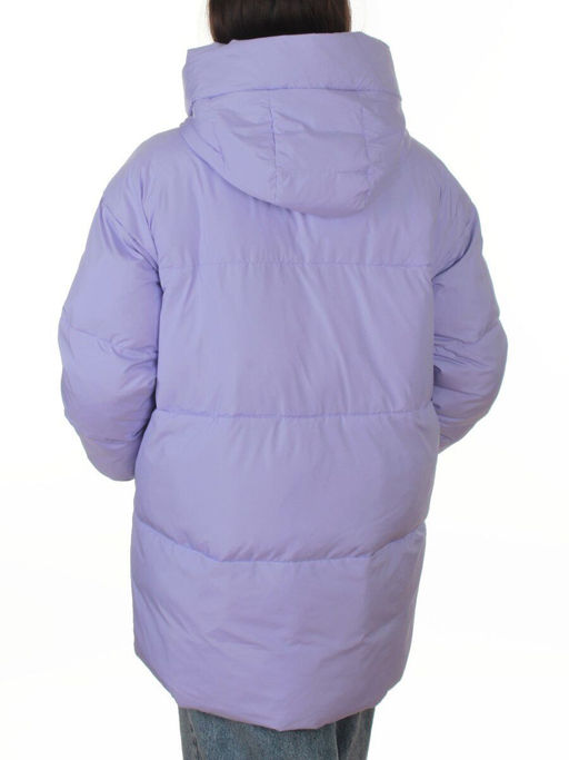 8362 LILAC Куртка зимняя женская оверсайз (200 гр. холлофайбер)
