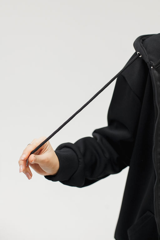 Худи на молнии с капюшоном