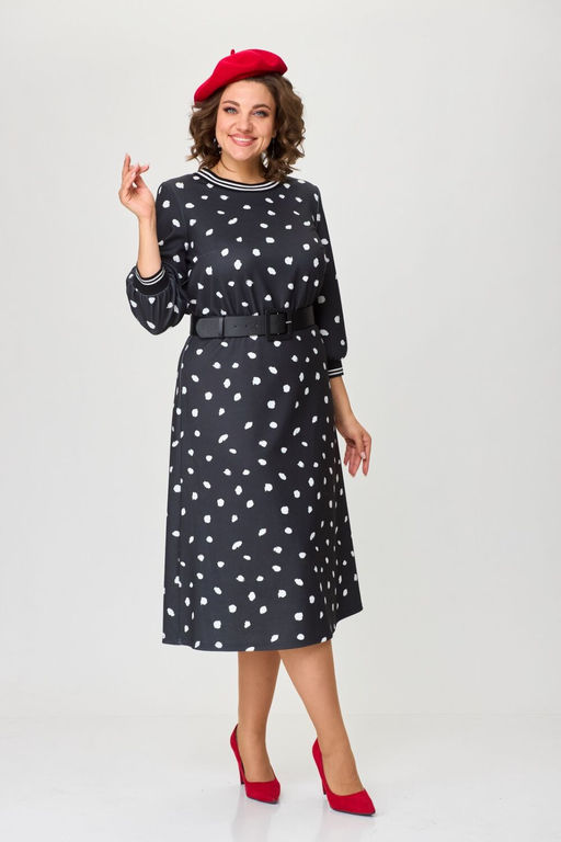 Платье INVITE 4083 черный дизайн - Mira fashion фото 6