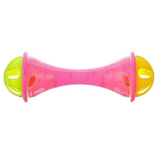 Погремушка Гантелька, цвет МИКС, Крошка Я