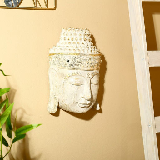 Сувенир «Голова Будды», 30 см, дерево албезия