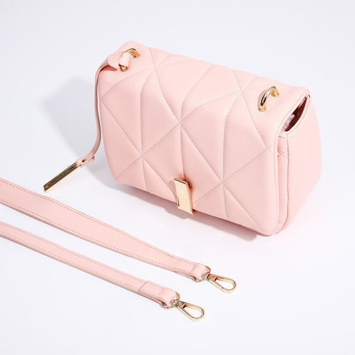 Сумка-мессенджер на магнитах, цвет розовый - Simaland фото 6