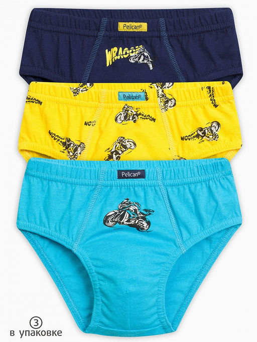 BULB3102(3шт. в упаковке) трусы для мальчиков