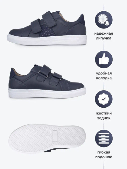 BS-294(24) полуботинки цвет темно-синий - Bottilini фото 6