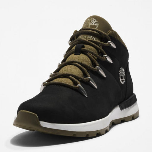 Мужские ботинки Timberland Sprint Trekker Mid Leather черные  фото 2