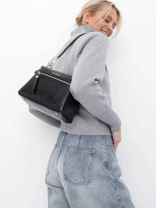 Сумка 0835CB black Polina&Eiterou