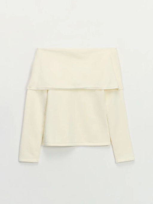 Джемпер со спущенными плечами / Zarina фото 2