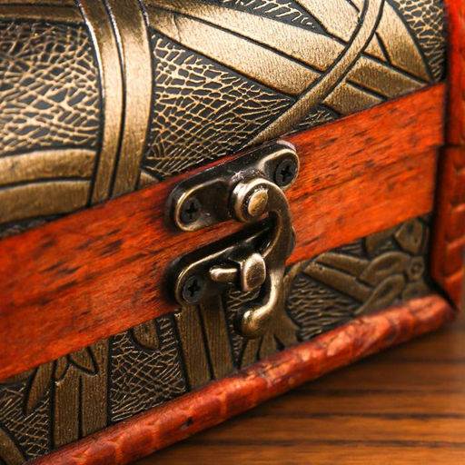 Шкатулка для украшений «Сундучок. Цветущий бамбук», дерево, 8.5×11.8×8.5 см