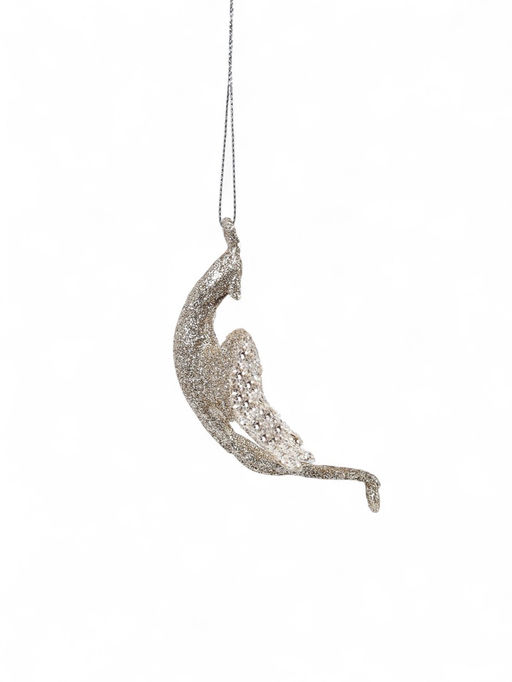 Цена за 2 шт. Ёлочное украшение Праздничное сияние птица, 1114 см, золото - Зимнее волшебство фото 3