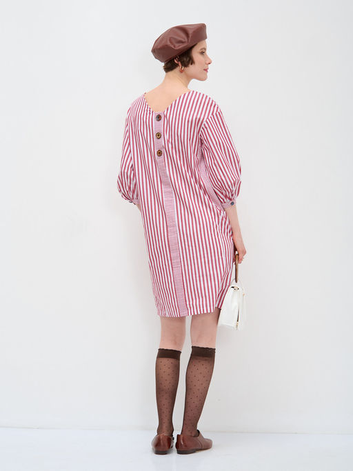 Платье с декоративными паговицами OD-272-2