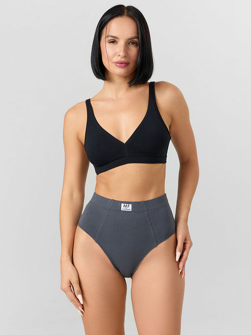 Цена за 2 штуки! Трусы макси женские серые - Mark formelle фото 7