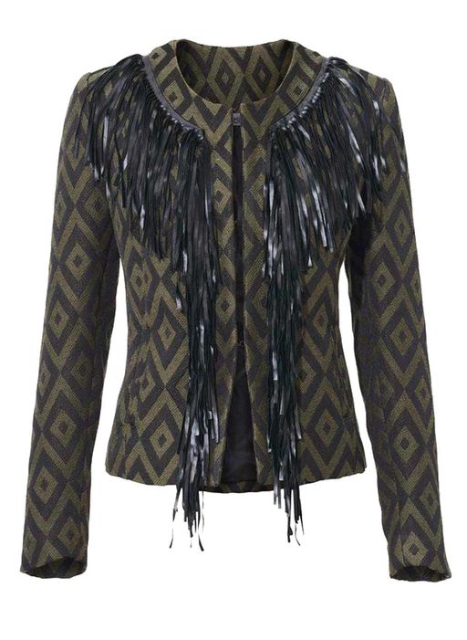 Блейзер, оливково-черный - Ashley brooke фото 2