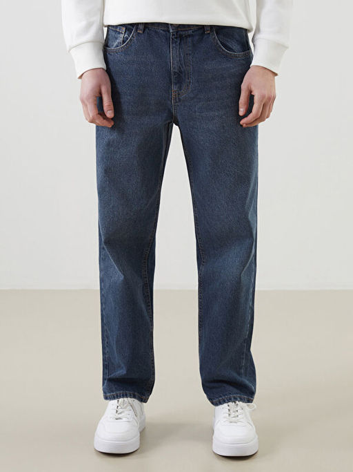 Baggy Fit Erkek Jean Pantolon