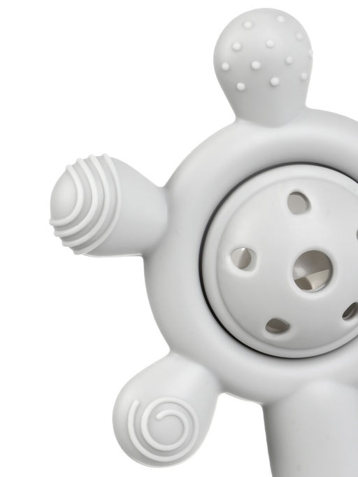 Прорезыватели силиконовые для зубов «Банан и погремушка», набор 2 шт.