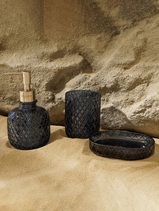 Аксессуары для ванной SL Home, 3 предмета, дозатор, мыльница, стакан