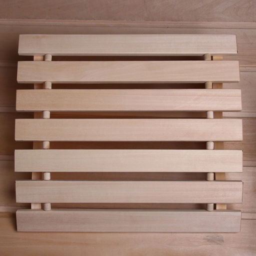 Подголовник для бани и сауны, 31×35×9.5 см, деревянный, анатомический, «Добропаровъ»