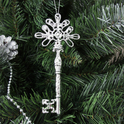 Новогоднее украшение Ключ 15.2*7.2*0.5 см / LF-7529G/S /уп 1000/ - Галеонтрейд фото 3