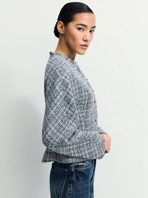 Твидовый жакет в клетку / Zarina