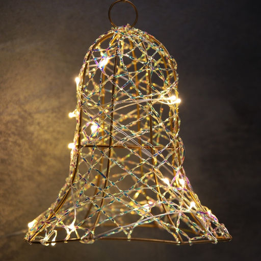Светодиодная фигура «Колокол» 20×15×15 см, 20 LED, батарейки AAx2 (не в комплекте), свечение теплое белое