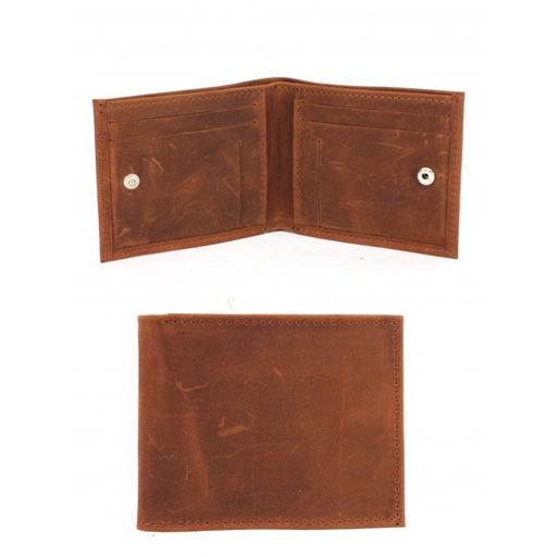 Портмоне мужское Croco-ПР-907 натуральная кожа 2 отд, 6 карм, коричневый крэйзи хорс (229) 263618