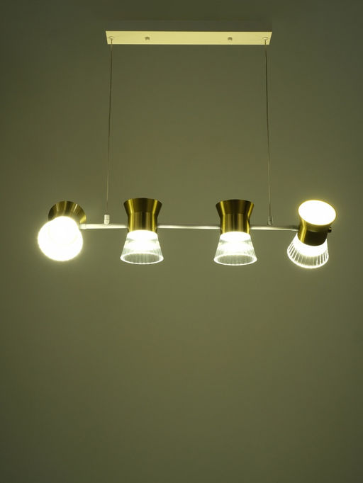 Светильник «Авион» LED 40 Вт 4000К бело-золотой 90×11×12-212 см