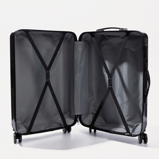 Чемодан средний 24, кодовый замок, цвет чёрный - Simaland фото 9