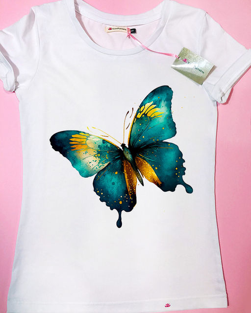 Эксклюзивная футболка Yana Pletneva упаковка плотный Zip пакет!  фото 4