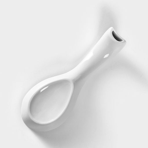 Подставка под ложку Добрушский завод «Белье», 20 см, фарфор, белая