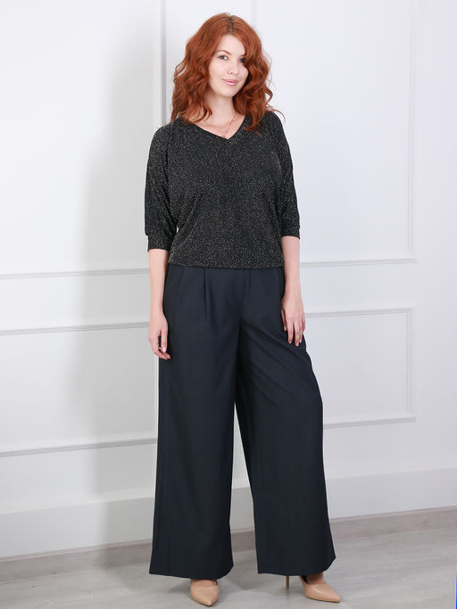 Блуза вечерняя женская большие размеры - Almond фото 5