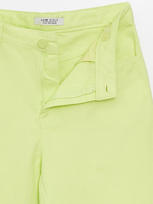 Basic Geni? Pa?a Gabardin K?z ?ocuk Pantolon - Waikiki фото 3